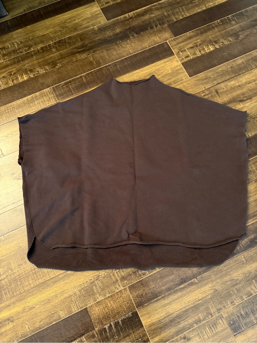 Frank & Eileen Brown Relaxed Capelet with funnel neck